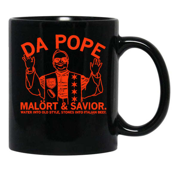 Da Pope (2) Black Coffee Mug - Black