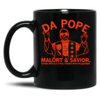Da Pope (2) Black Coffee Mug