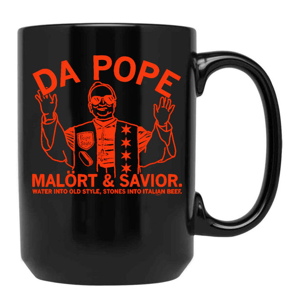 Da Pope (2) Black Coffee Mug - Black