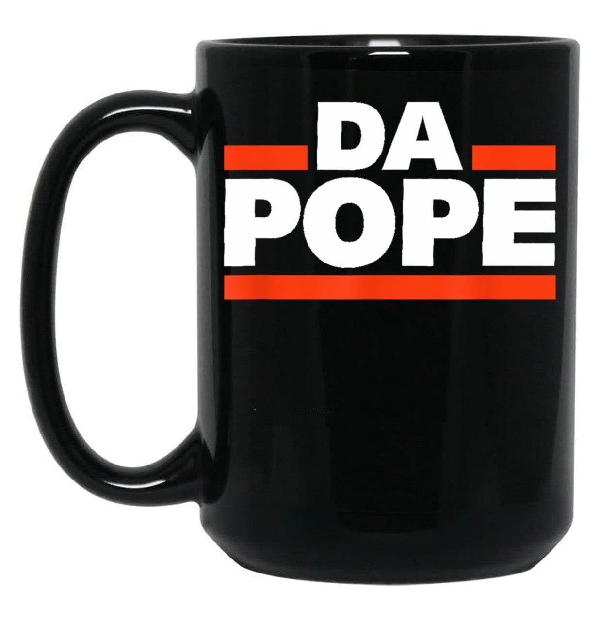 Da Pope (5) Black Coffee Mug