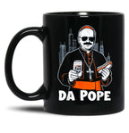 Da Pope (6) Black Coffee Mug