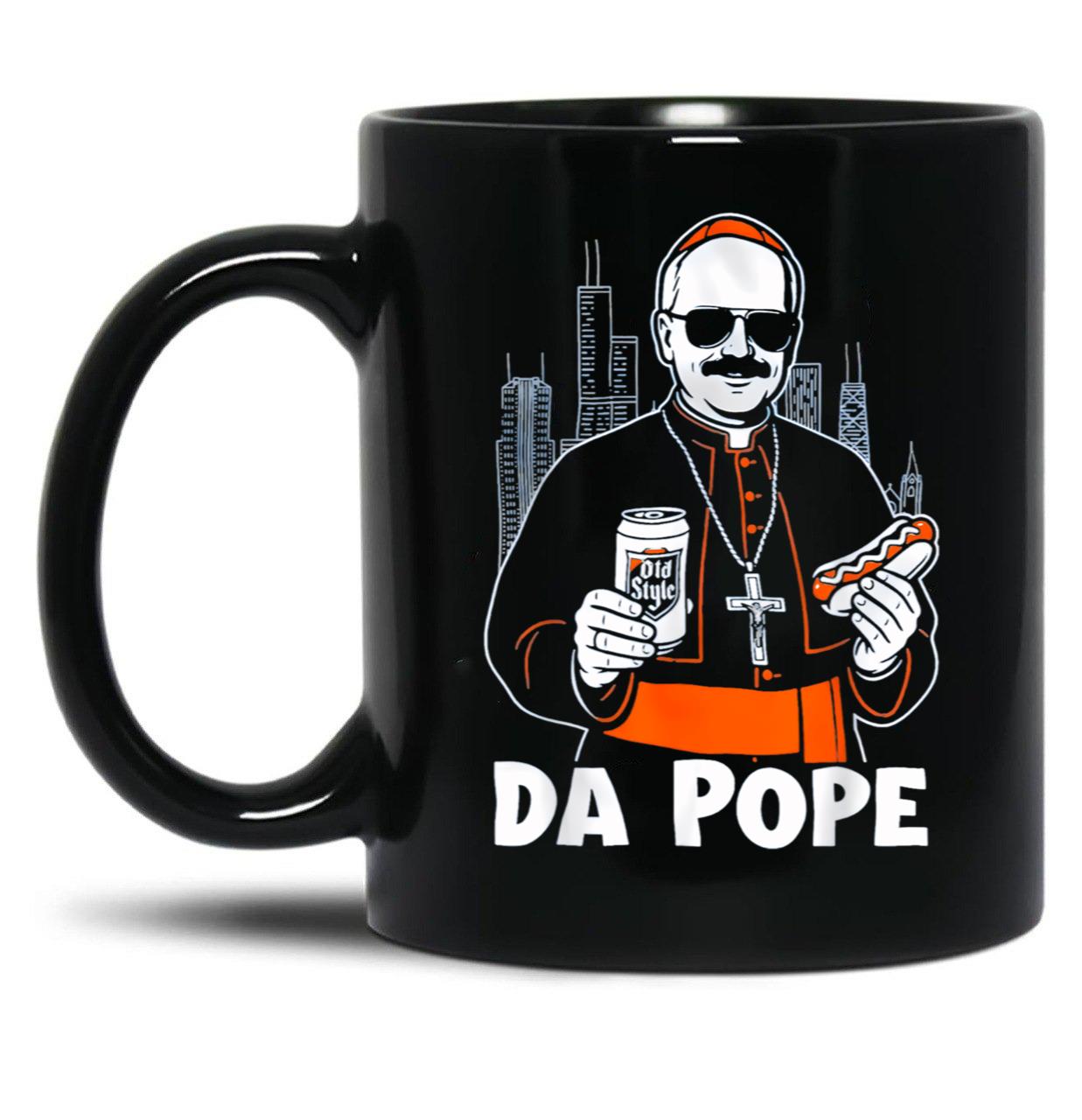 Da Pope (6) Black Coffee Mug