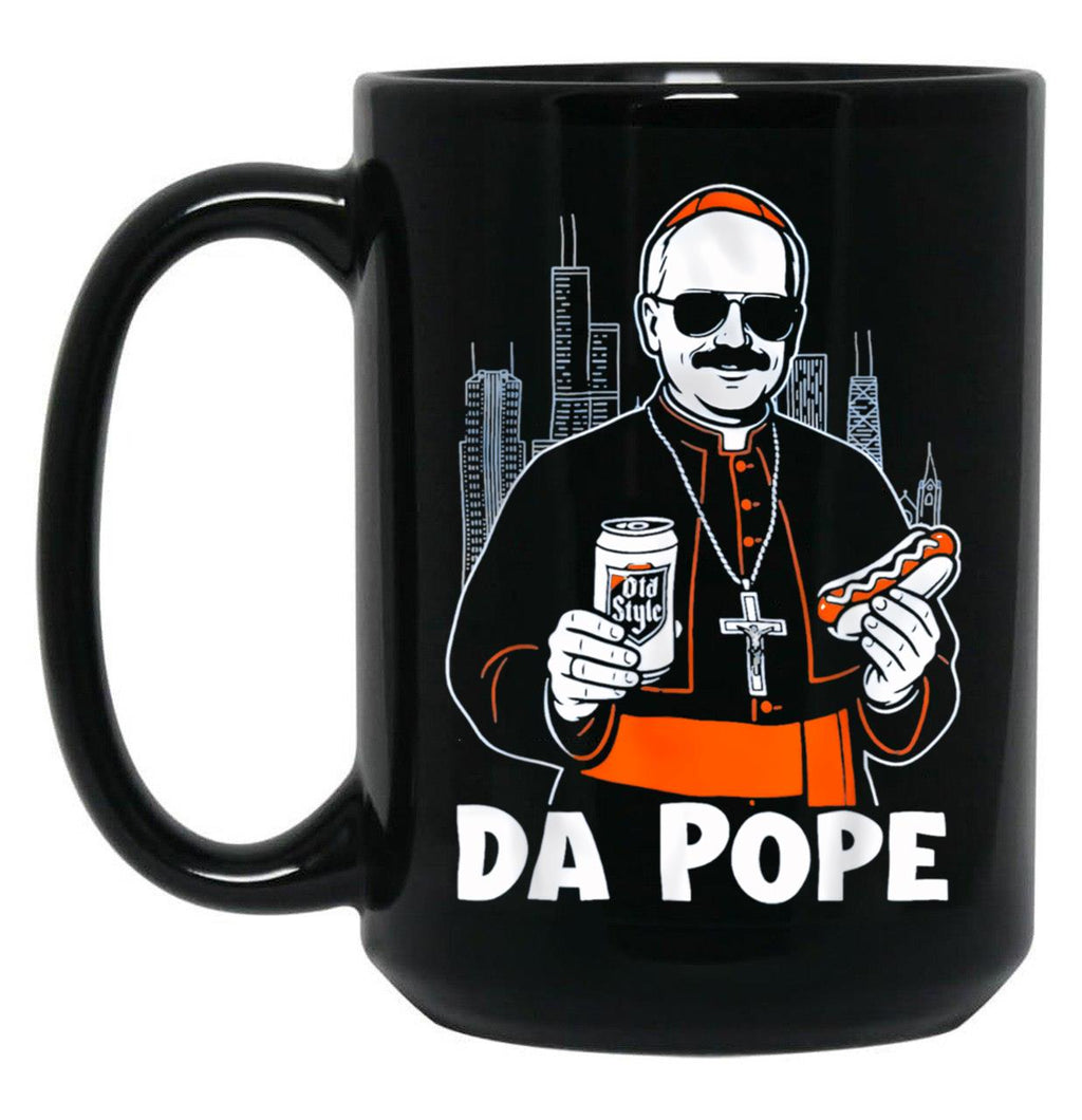 Da Pope (6) Black Coffee Mug