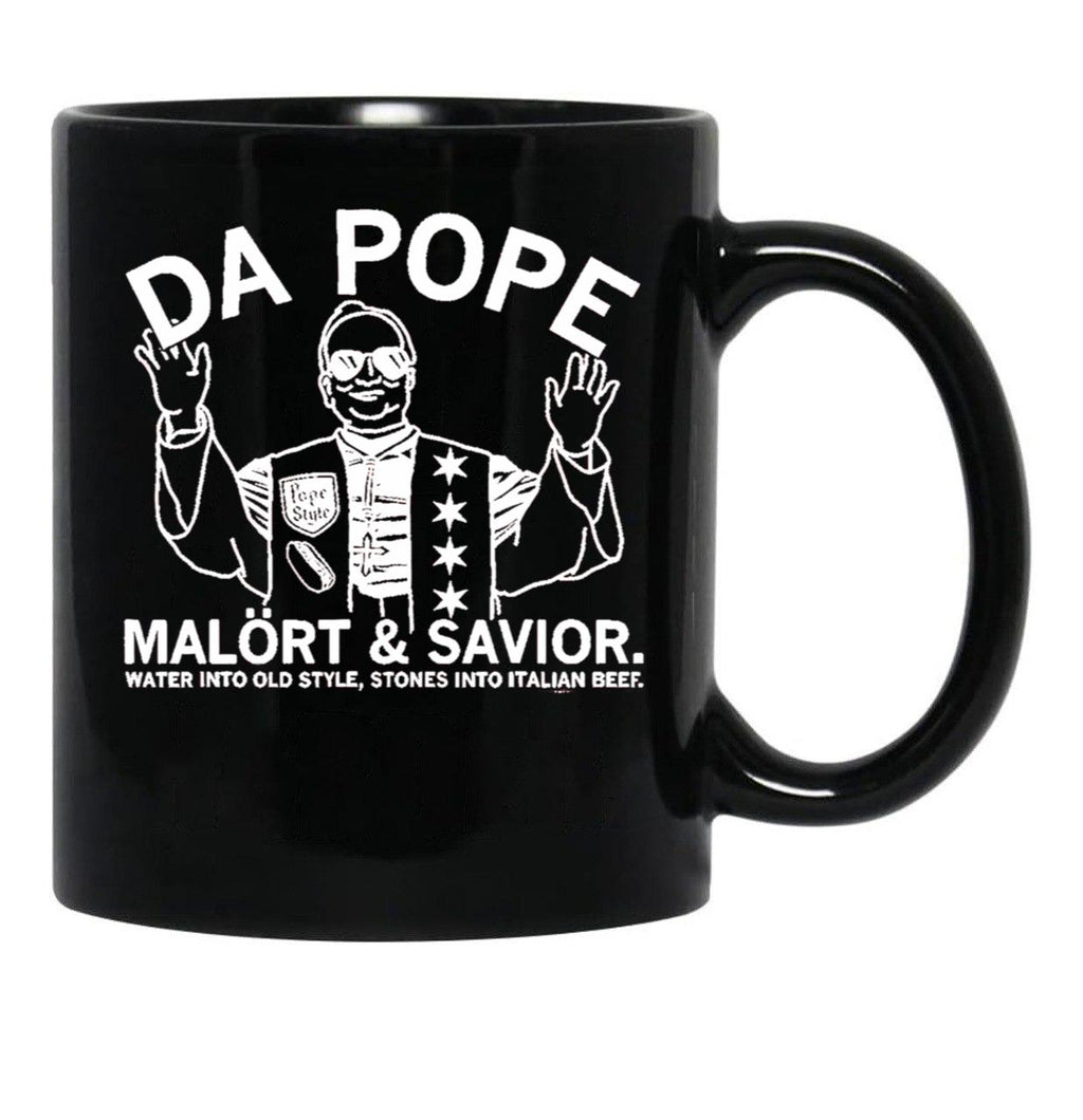 Da Pope (8) Black Coffee Mug - Black