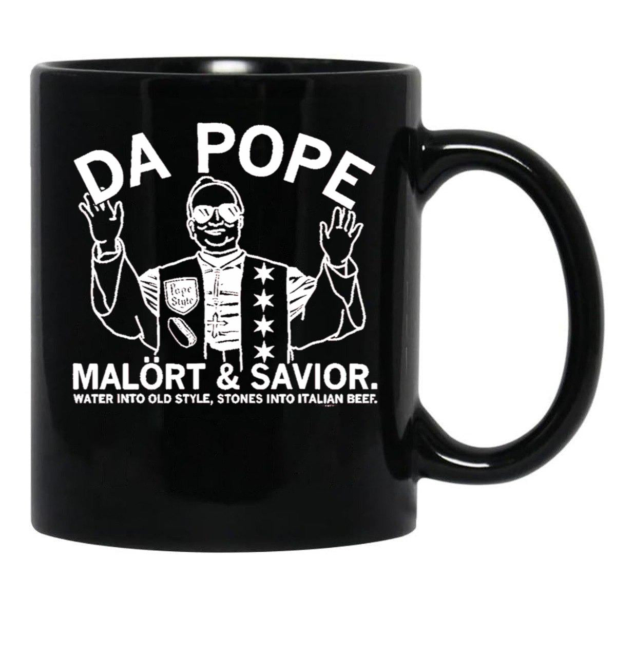 Da Pope (8) Black Coffee Mug - Black