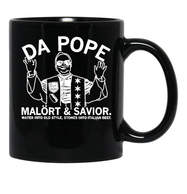 Da Pope (8) Black Coffee Mug - Black