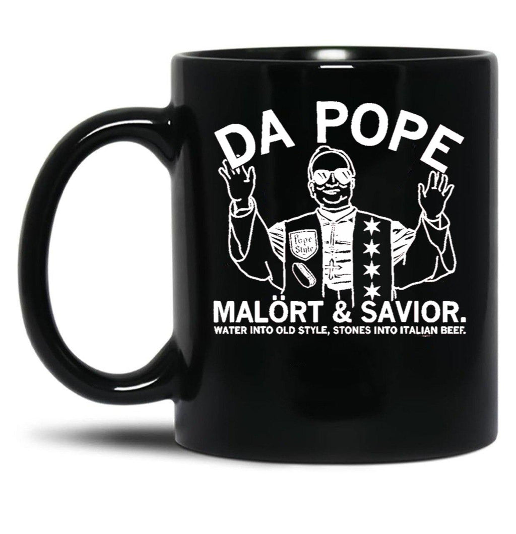 Da Pope (8) Black Coffee Mug