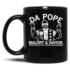 Da Pope (8) Black Coffee Mug