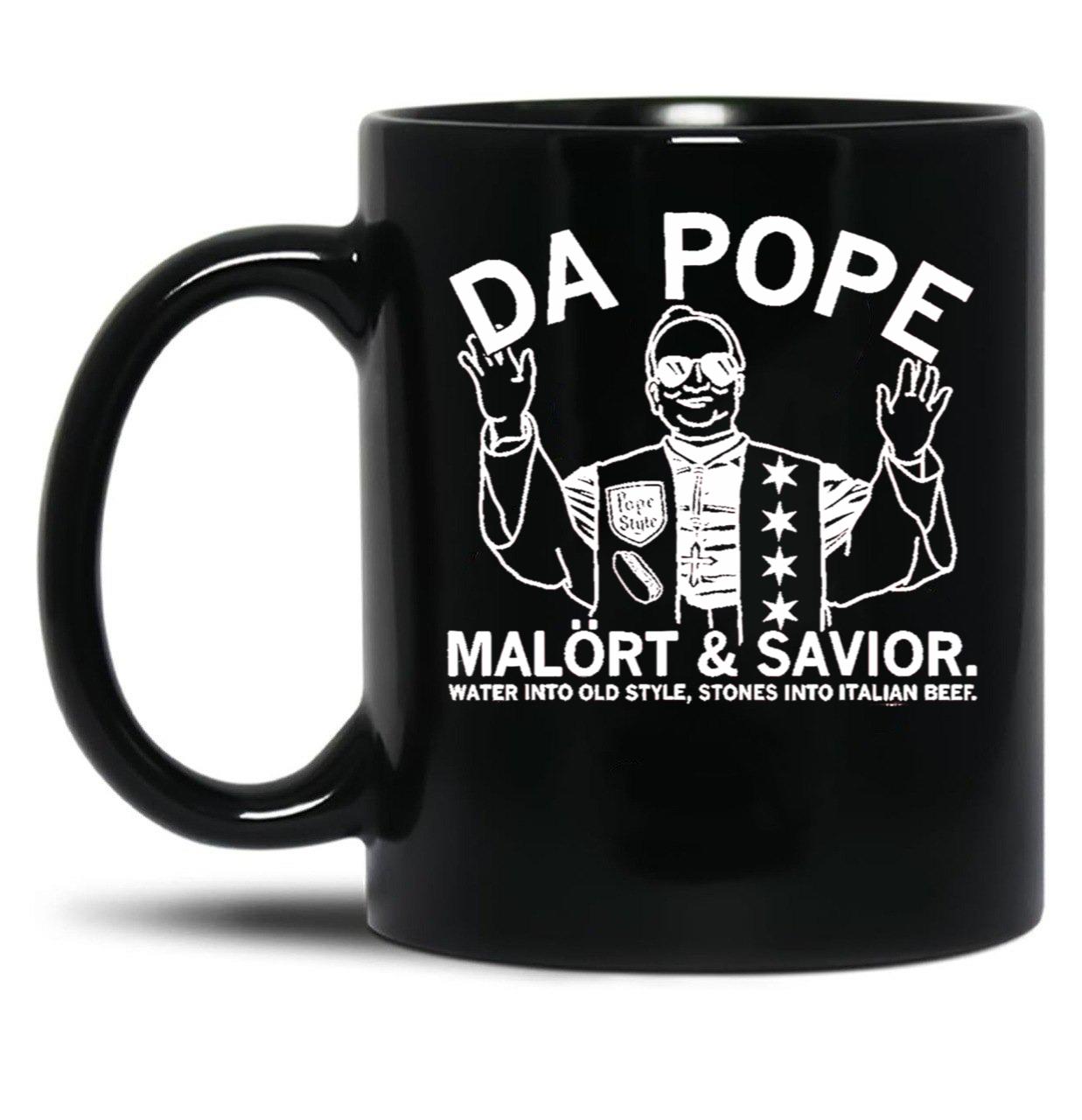 Da Pope (8) Black Coffee Mug