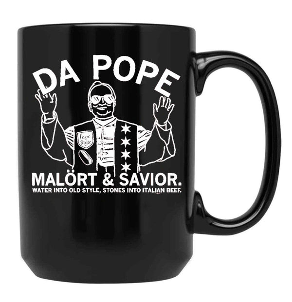 Da Pope (8) Black Coffee Mug - Black