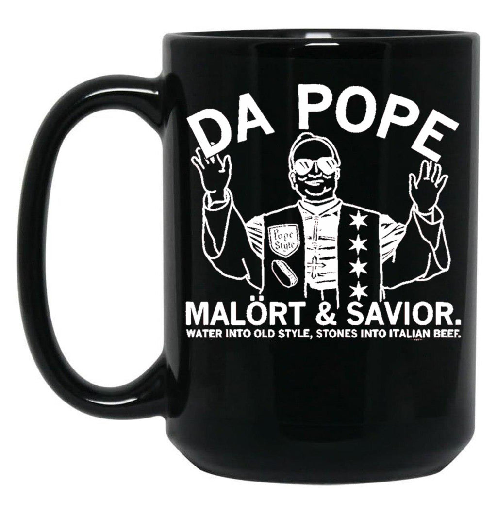 Da Pope (8) Black Coffee Mug