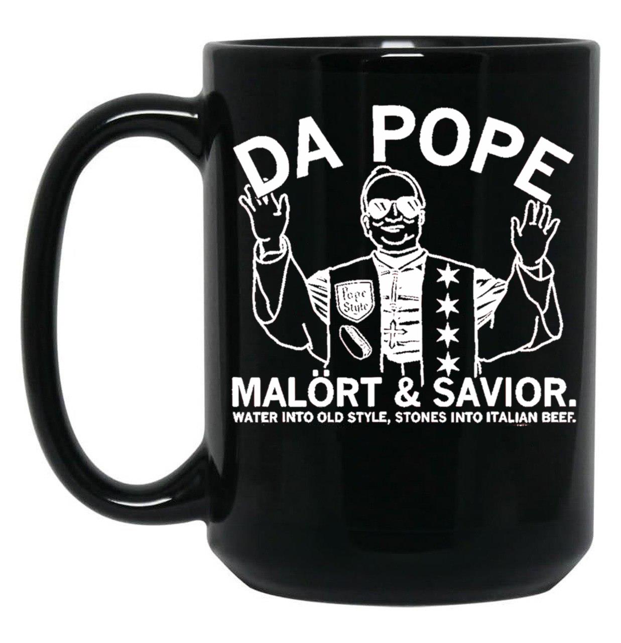 Da Pope (8) Black Coffee Mug