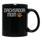 Dachsador Mom Black Coffee Mug, Gift Coffee Mug - Black