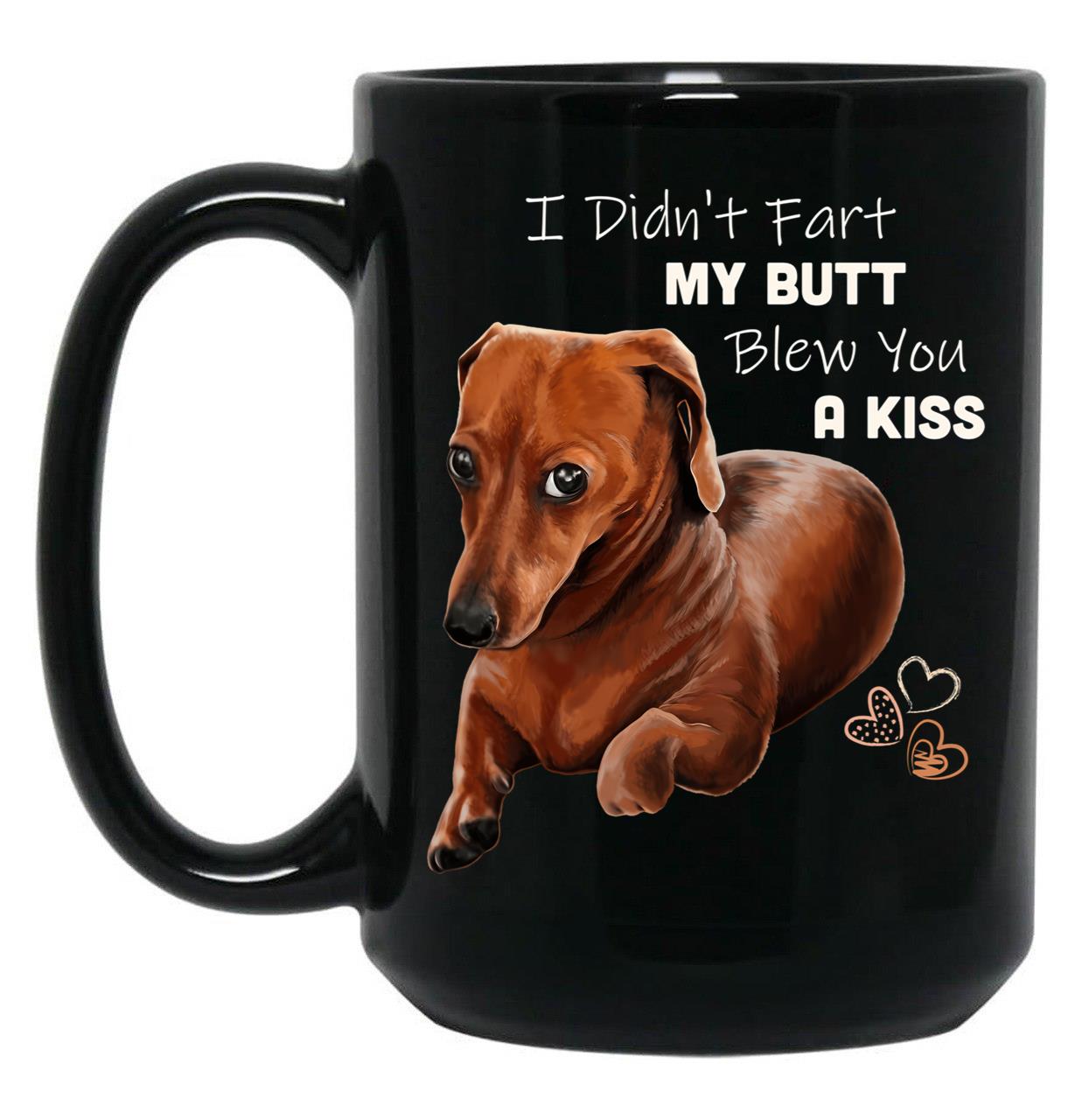 Dachshund Gifts Wiener Dog Doxie Puppy Dachshund Dog Dachshund Shirts Black Coffee Mug, Gift Coffee Mug