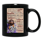Dachshund He Will Make You Laugh Black Coffee Mug - Black