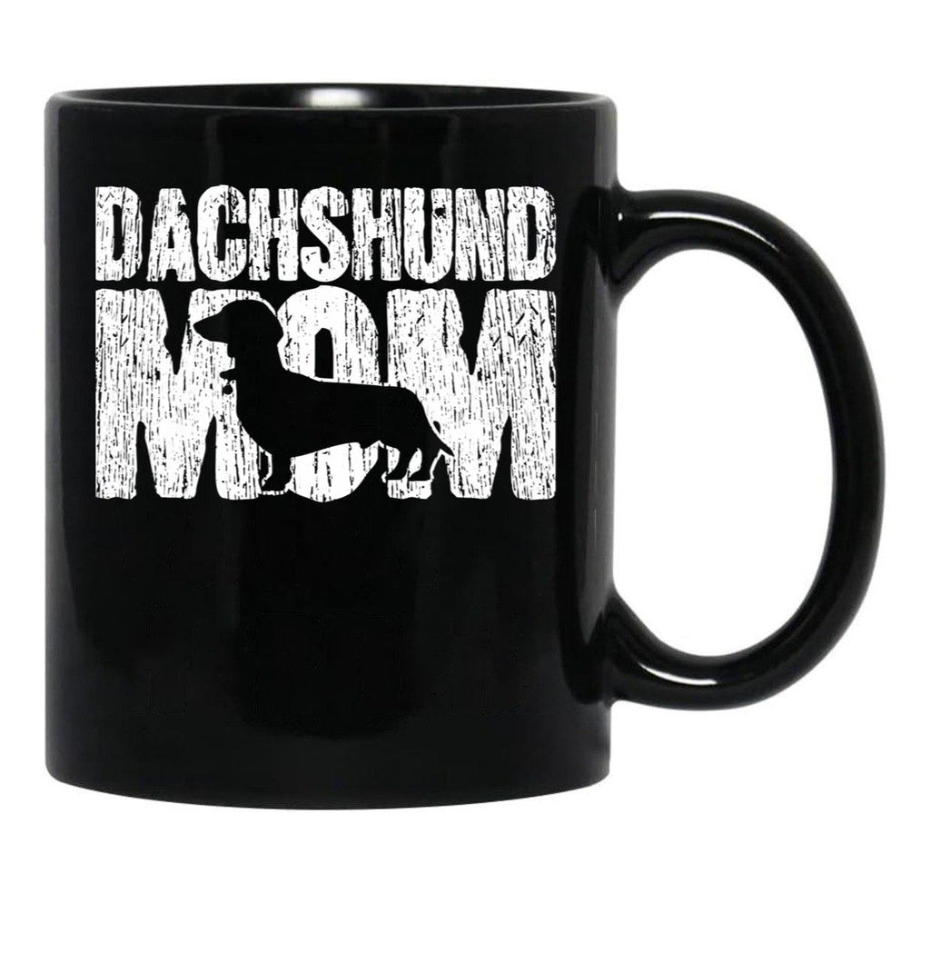 Dachshund Mom Wiener Weiner Doxie Mama Mother'S Day Gift Black Coffee Mug, Gift Coffee Mug - Black