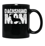 Dachshund Mom Wiener Weiner Doxie Mama Mother'S Day Gift Black Coffee Mug, Gift Coffee Mug - Black