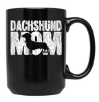 Dachshund Mom Wiener Weiner Doxie Mama Mother'S Day Gift Black Coffee Mug, Gift Coffee Mug