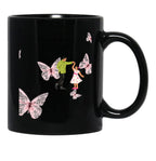 Dad And Daughter Always Share A Special Bond -Father'S Day Greeting -Light Pink Black Coffee Mug - Black