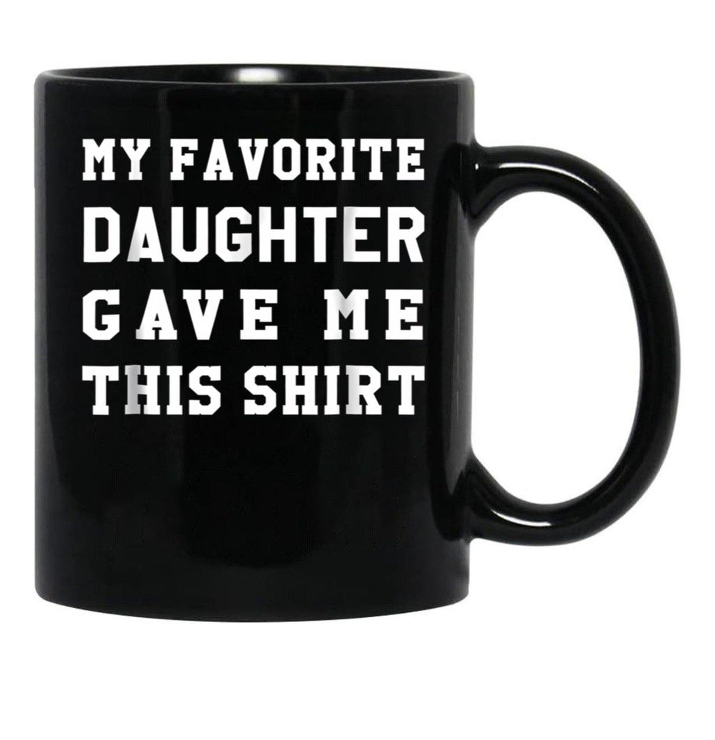 Dad Birthday - Dad Gift From Daughter Black Coffee Mug - Black