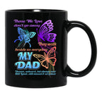 Dad I Have You In My Heart_Father'S Day Birthday Black Coffee Mug - Black