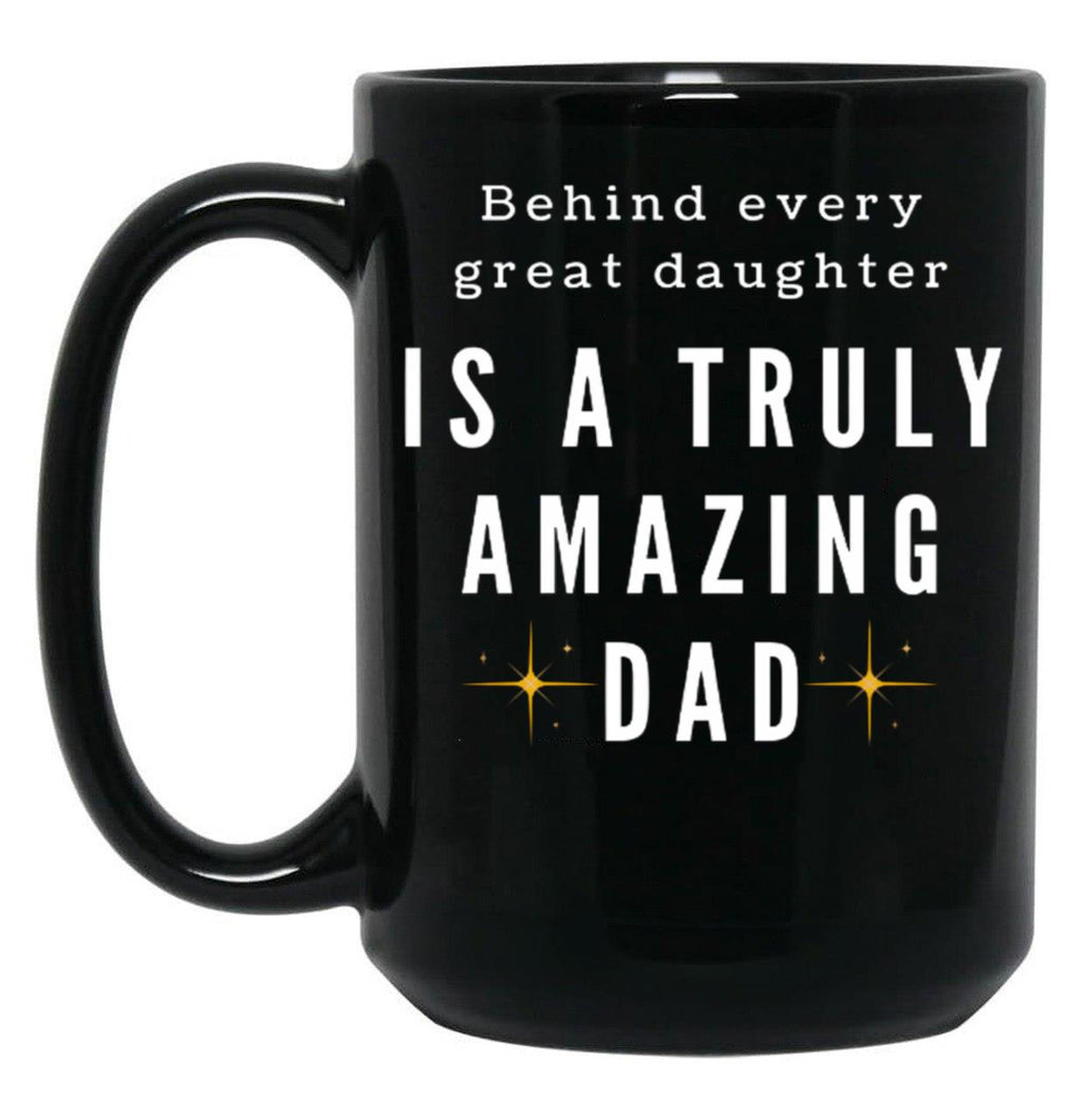 Dad I Love You In Every Universe Black Coffee Mug