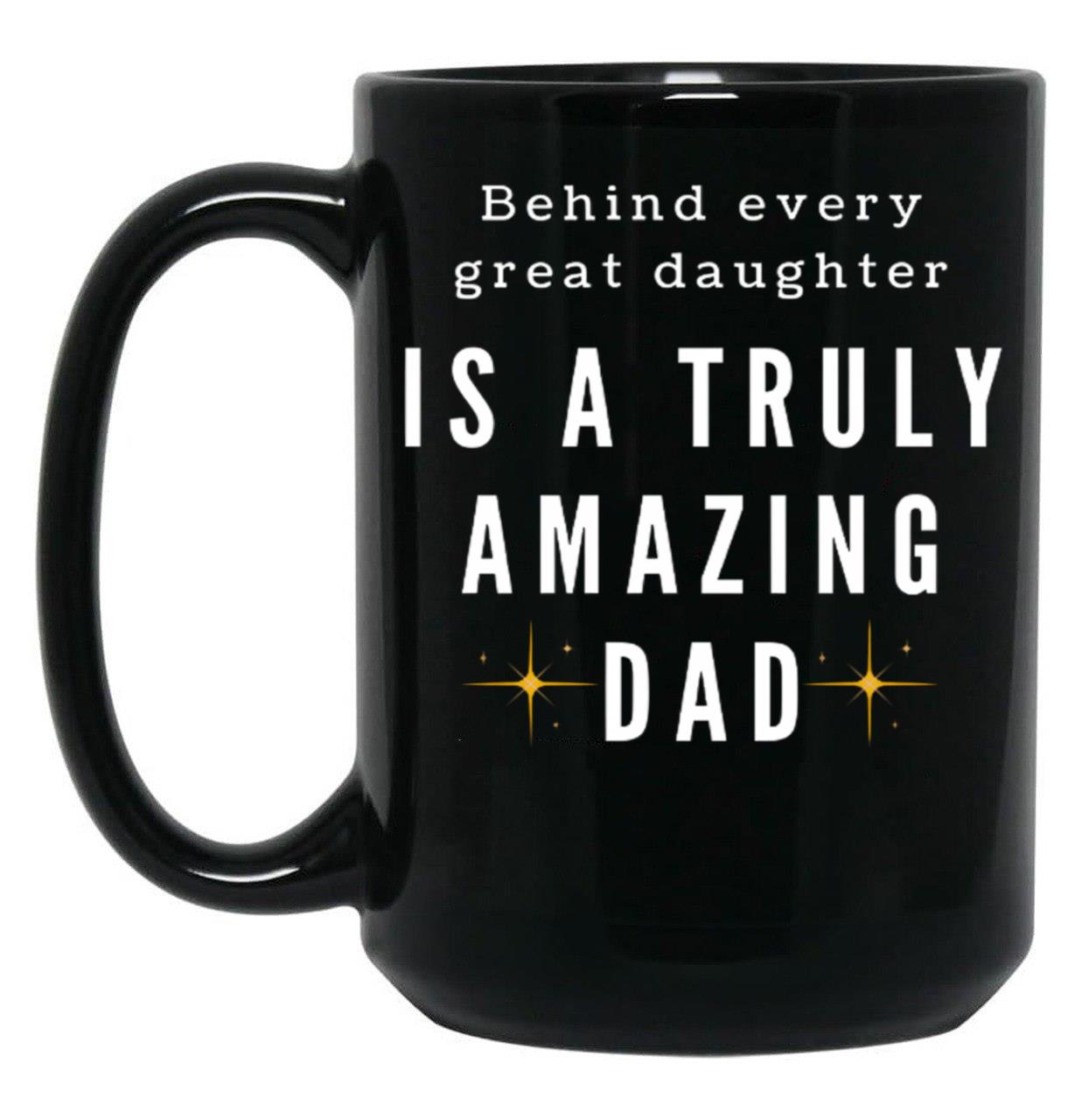Dad I Love You In Every Universe Black Coffee Mug