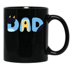 Dad Icon Black Coffee Mug, Gift Coffee Mug - Black