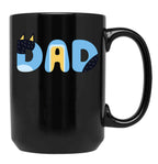 Dad Icon Black Coffee Mug, Gift Coffee Mug