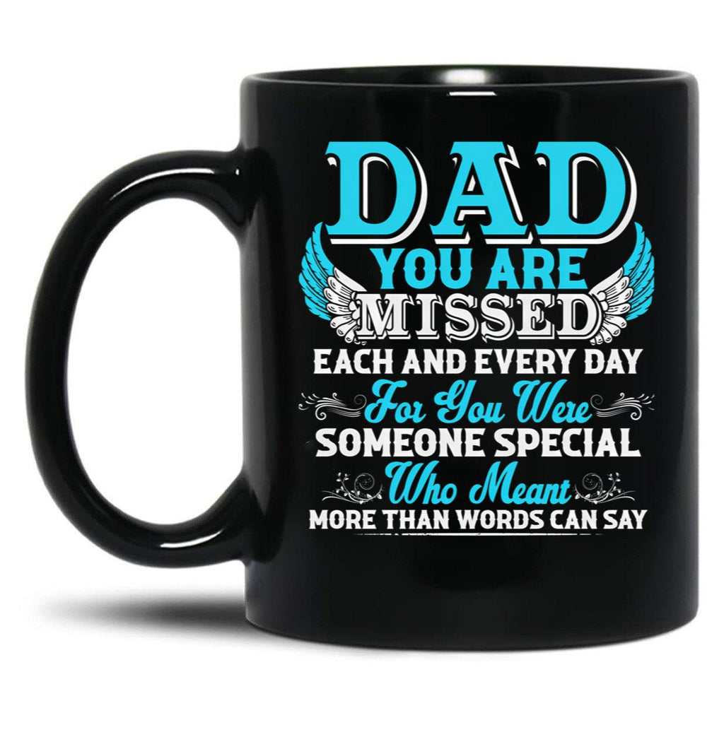 Dad Love Love You Daddy I Love You Daddy Black Coffee Mug