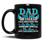 Dad Love Love You Daddy I Love You Daddy Black Coffee Mug