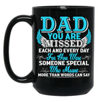Dad Love Love You Daddy I Love You Daddy Black Coffee Mug