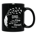 Dad Quotes Black Coffee Mug - Black