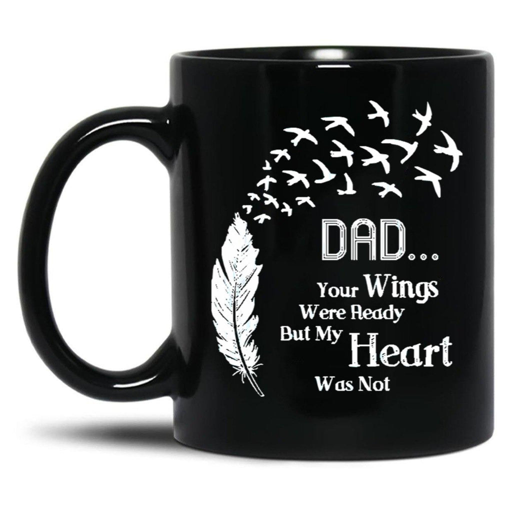 Dad Quotes Black Coffee Mug