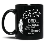 Dad Quotes Black Coffee Mug