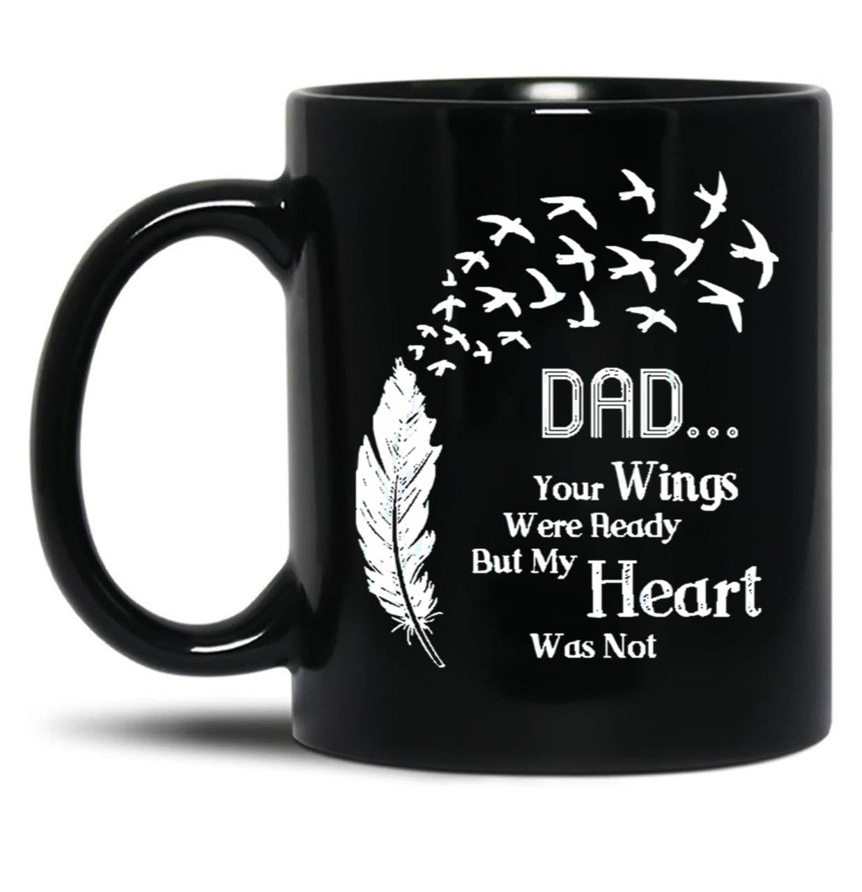 Dad Quotes Black Coffee Mug