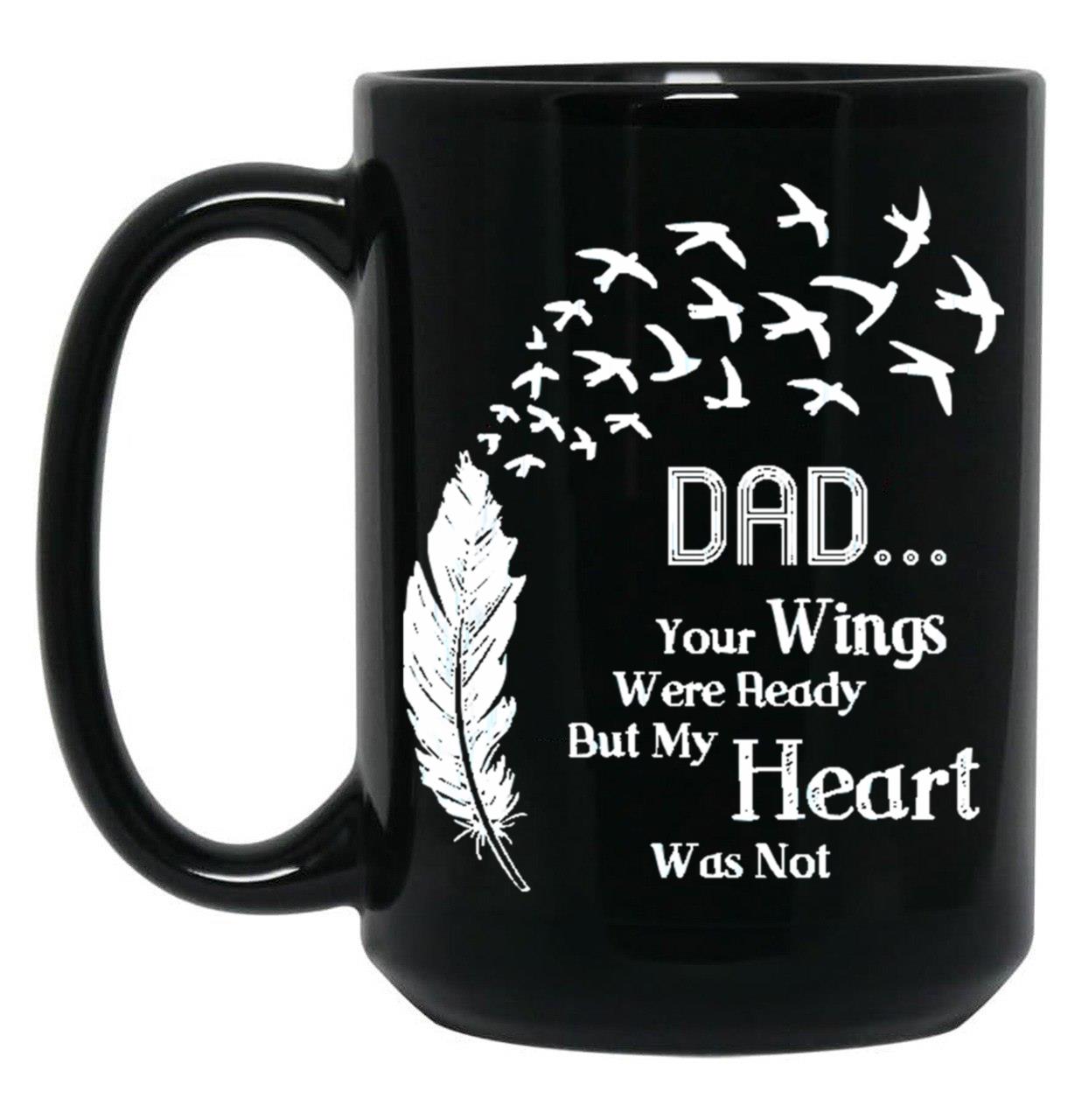 Dad Quotes Black Coffee Mug