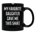 Dad Mug From Daughter Black Coffee Mug - Black