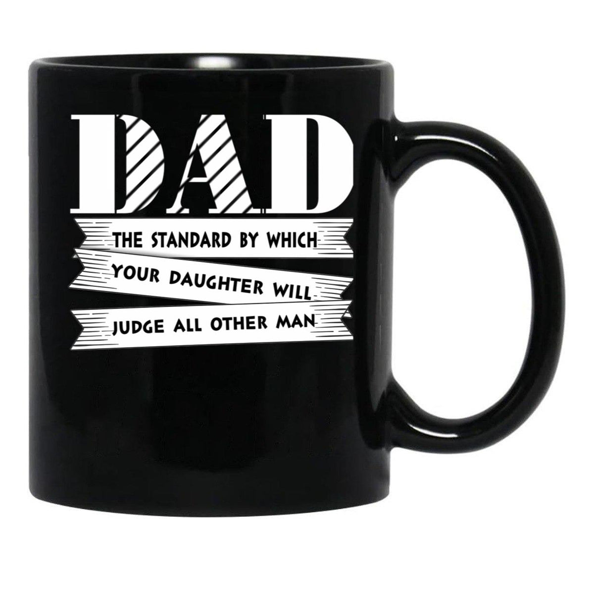 Dad Mug Father'S Day Gift Black Coffee Mug - Black