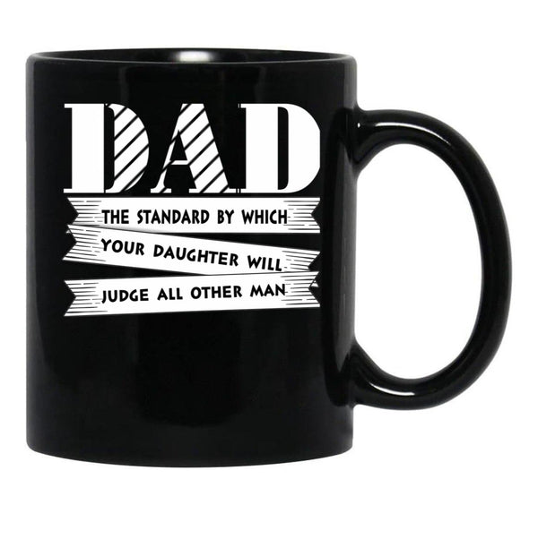 Dad Mug Father'S Day Gift Black Coffee Mug - Black