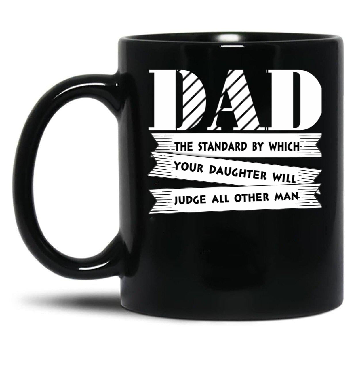 Dad Mug Father'S Day Gift Black Coffee Mug