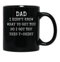 Dad Mug Black Coffee Mug - Black