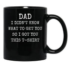 Dad Mug Black Coffee Mug - Black