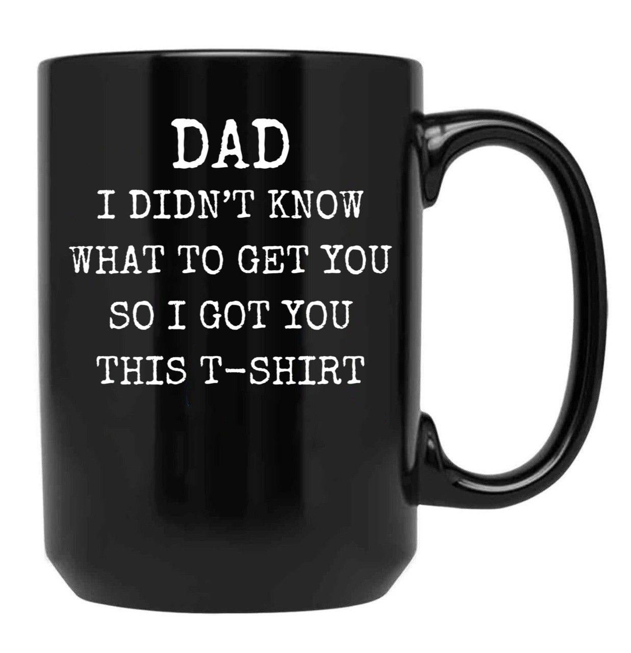 Dad Mug Black Coffee Mug - Black