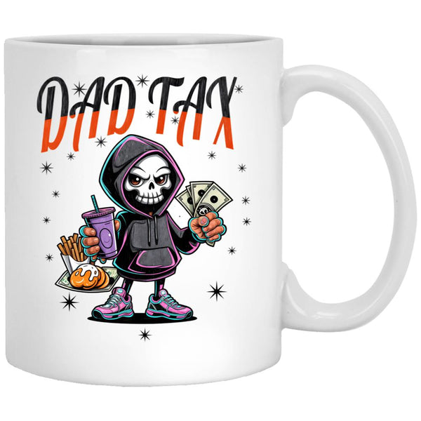 Dad Tax Essential Mug White Coffee Mug - Black