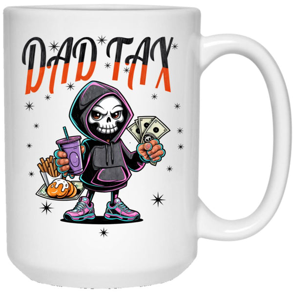 Dad Tax Essential Mug White Coffee Mug - Black