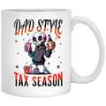 Dad Tax Season Essential Mug White Coffee Mug - Black