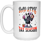Dad Tax Season Essential Mug White Coffee Mug
