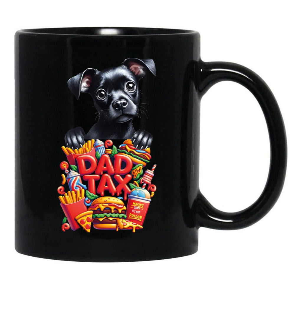 Dad Tax Mug, Father Days 16 Black Coffee Mug - Black