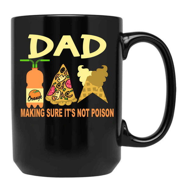 Dad Tax Mug, Father Days 29 Black Coffee Mug - Black